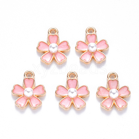 Alloy Enamel Charms ENAM-N054-028C-1