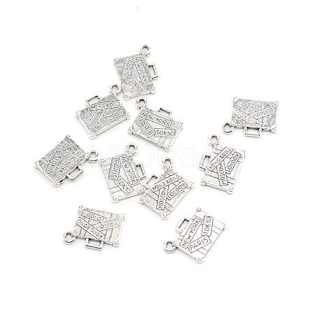 Suitcase Alloy Small Handmade Charms Pendant PALLOY-WH0086-80AS-1