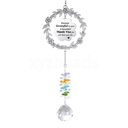 Teardrop Glass Suncatcher for Windows Rainbow Maker PW-WG78F3B-01-1