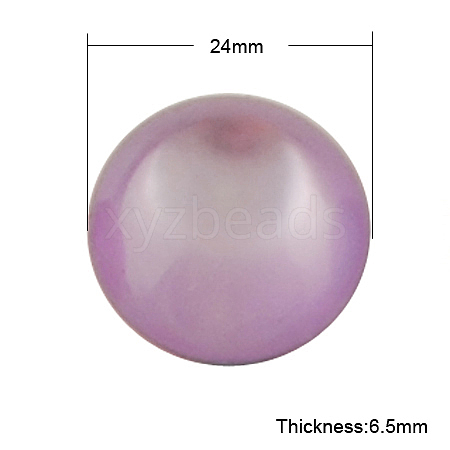 Resin Cabochons CRES-R062-24mm-4-1