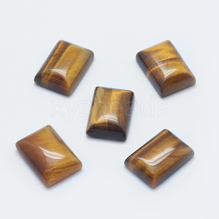 Natural Tiger Eye Cabochons G-G759-M01-1