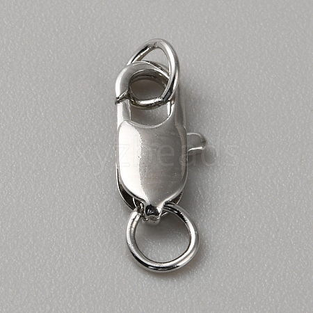 Brass Lobster Claw Clasps LS-FIND-WH0110-859B-P-1