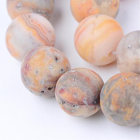 Natural Crazy Lace Agate Beads Strands G-Q462-10mm-12-1