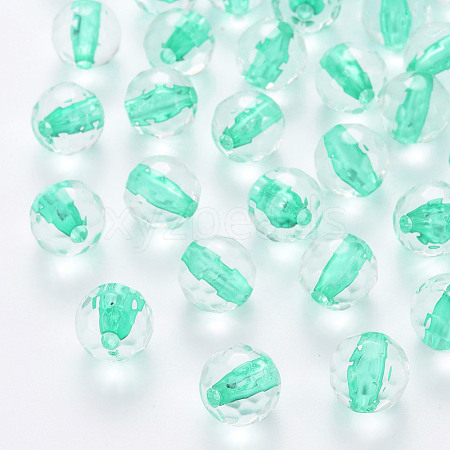 Transparent Acrylic Beads TACR-S154-10A-68-1