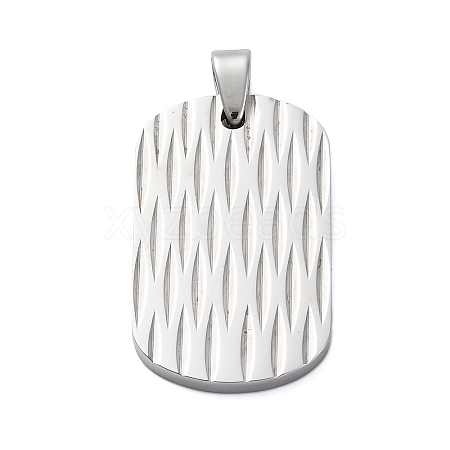 304 Stainless Steel Pendants STAS-U043-11P-1