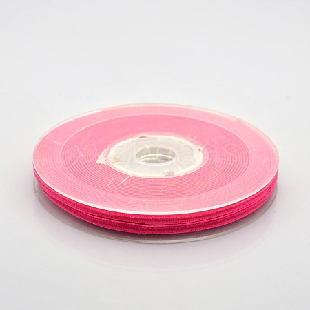 Polyester Velvet Ribbon for Gift Packing and Festival Decoration SRIB-M001-4mm-187-1