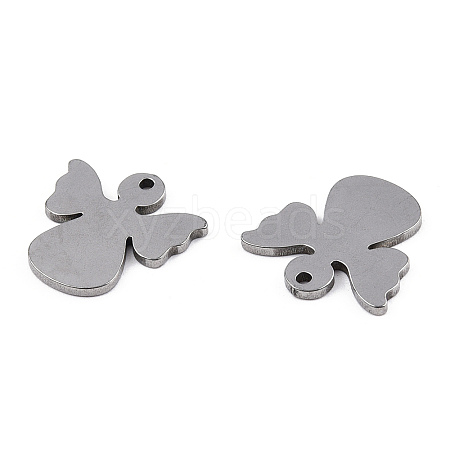 Tarnish Resistant 304 Stainless Steel Charms X-STAS-N092-10-1