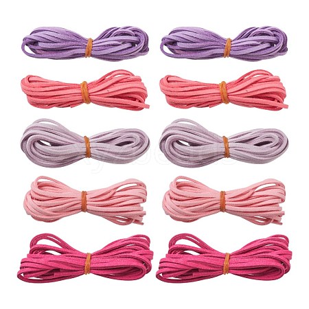 5 Strands 5 Colors Faux Suede Cord LW-FS0001-01A-1