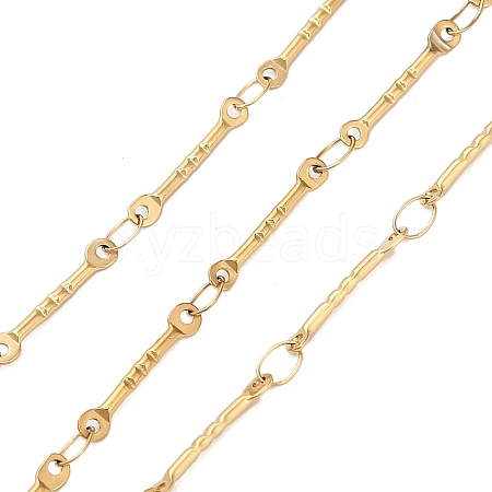 304 Stainless Steel Bar Link Chains CHS-H116-01C-G-1