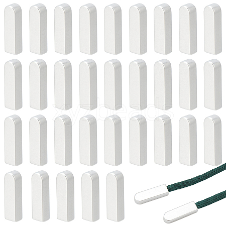 40Pcs Plastic Cord Ends FIND-NB0005-57-1