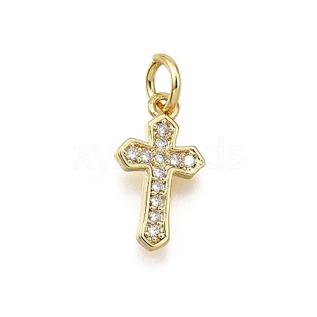 Brass Micro Pave Cubic Zirconia Pendants LS-KK-Z100-39G-04-1