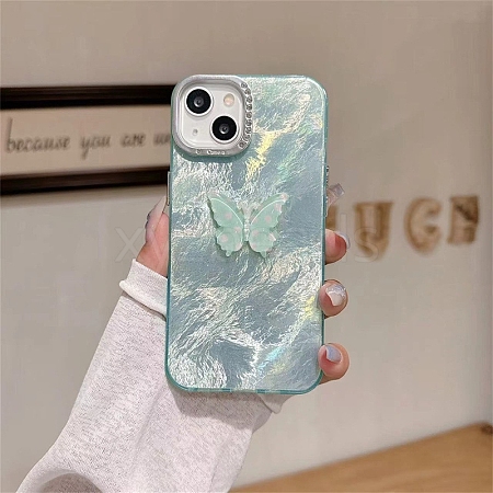 Butterfly Pattern Silicone Mobile Phone Cover PW-WGCC13A-20-1