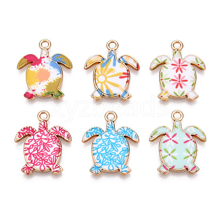 Printed Alloy Pendants ENAM-N056-179-1