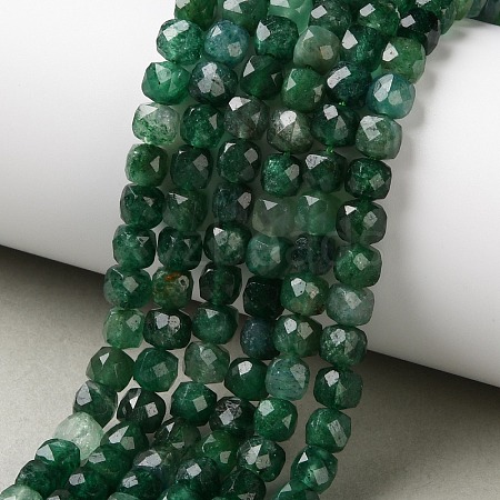 Natural Fuchsite Beads Strands GG-CBAE031-B02-1