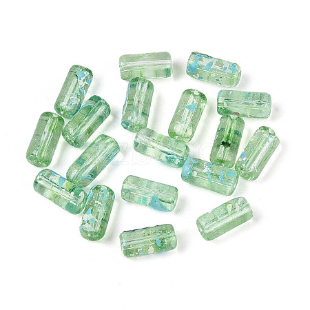 Picasso Transparent Glass Bugle Beads SEED-N010-02H-1