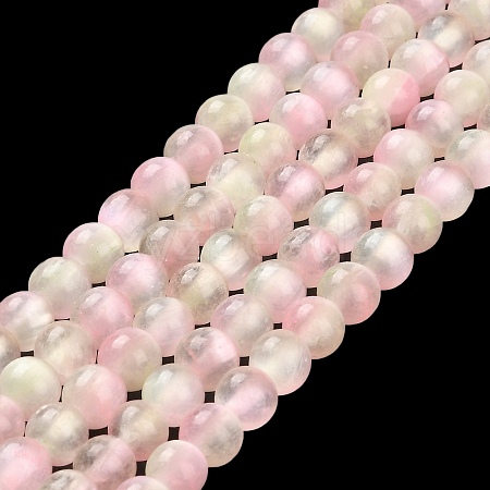 Natural Selenite Dyed Beads Strands G-P493-02J-1