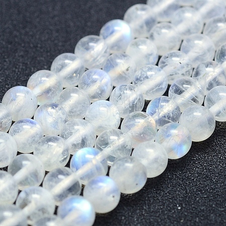 Natural Rainbow Moonstone Beads Strands G-P342-02B-6mm-A-1