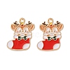Alloy Enamel Pendants X1-ENAM-I061-01KCG-27-1