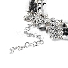 Round Seed Beads Multi-strand Necklaces NJEW-JN03460-03-5