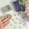 SUNNYCLUE 60Pcs 3 Styles 304 Stainless Steel Leverback Earring Findings STAS-SC0008-14-3