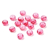 Opaque Spray Painted Glass Beads GLAA-G118-01O-1