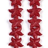 Synthetic Coral Dyed Carved Beads Strands CORA-K009-06B-04-1