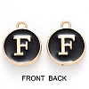 Golden Plated Alloy Charms ENAM-SZ0001-25B-F-3