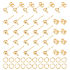 Unicraftale 100Pcs 304 Stainless Steel Ball Stud Earring Findings DIY-UN0004-36-1