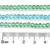 Transparent Painted Glass Beads Strands X1-DGLA-A034-T4mm-A17-3