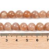 Natural Sunstone Beads Strands G-G342-A02-8mm-5