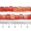 Natural Weathered Agate Beads Strands G-NH0038-01B-5