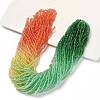 Transparent Painted Glass Beads Strands DGLA-A034-T1mm-A04-1