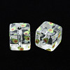 Transparent Printed Acrylic Beads MACR-S374-08A-05-2