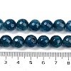 Natural Dragon Veins Agate(Dyed & Heated) Beads Strands G-M437-C01-01R-5