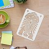 Large Plastic Reusable Drawing Painting Stencils Templates DIY-WH0202-140-3