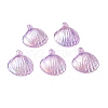 UV Plating Opaque Acrylic Pendants PACR-M003-16-4