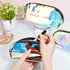 3Pcs 3 Style Laser Portable TPU Transparent Waterpoof Makeup Storage Bag MRMJ-CP0001-16-3