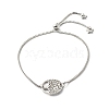 Tarnish Resistant Tree of Life Adjustable Slider Bracelets for Men Women BJEW-JB06688-01-1