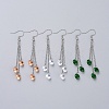 304 Stainless Steel Dangle Earrings EJEW-JE04003-1