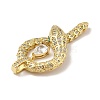 Brass Micro Pave Cubic Zirconia Pendants KK-H433-37G-3