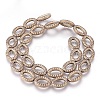 Electroplated Non-magnetic Synthetic Hematite Beads Strands G-P392-P05-1