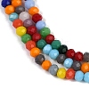 Rondelle Glass Bead Strands GLAA-C034-01B-4