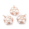 Natural Howlite Pendants G-D458-07RG-01-RS-1