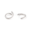 Tarnish Resistant 304 Stainless Steel Jump Rings STAS-R049-6x0.8mm-2