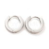 Tarnish Resistant Frosted 304 Stainless Steel Huggie Hoop Earrings for Women EJEW-C096-31A-P-2