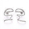 Non-Tarnish 304 Stainless Steel Snake Wrap Stud Earrings EJEW-B023-02P-1