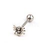 316L Stainless Steel Threadless Labret Stud WGC2550-03-2