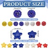 240Pcs 8 Styles Pave Disco Ball Beads FIND-PH0022-20-3