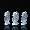 Swan Natural Selenite Figurines DJEW-PW0021-03-2