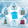 30pcs Large Organza Pouches Portable Shoes Bag Travel Storage Drawstring Bags OP-SP0001-03B-05-6